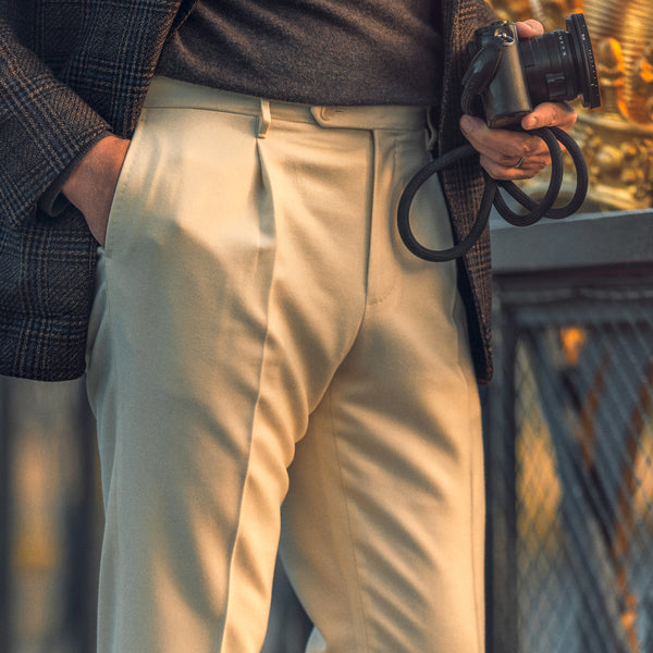 Rota Winter Ivory Flannel Trousers