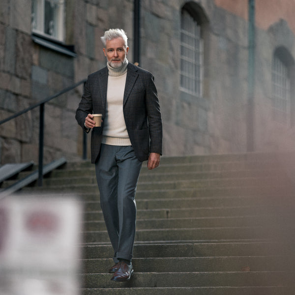 Rota Winter Milano Medium Grey Wool Trousers