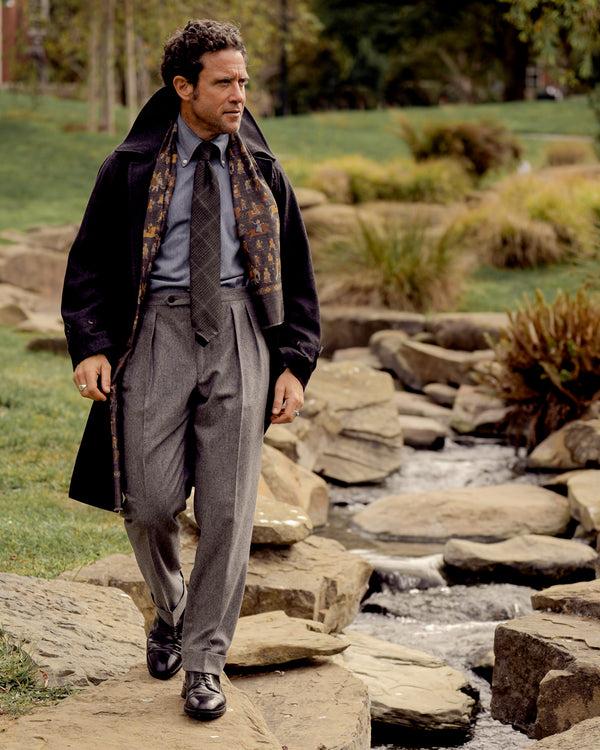 Rota Winter New York Flannel Wool Trousers