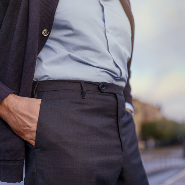 Rota Winter Roma Dark Grey Wool Trouser