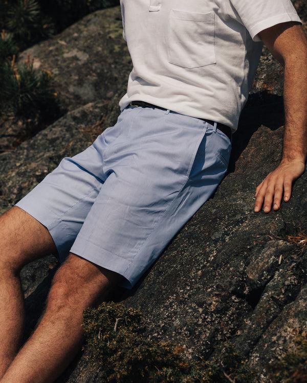 Rota Summer Sky Blue Pair Of Regular Fit Cotton Bermuda