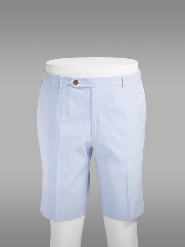 Rota Summer Sky blue pair of regular fit cotton bermuda