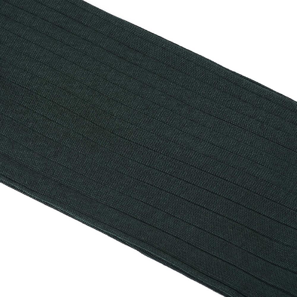 Rubinacci Calze In Filo Di Scozia A Costina Verde Bosco