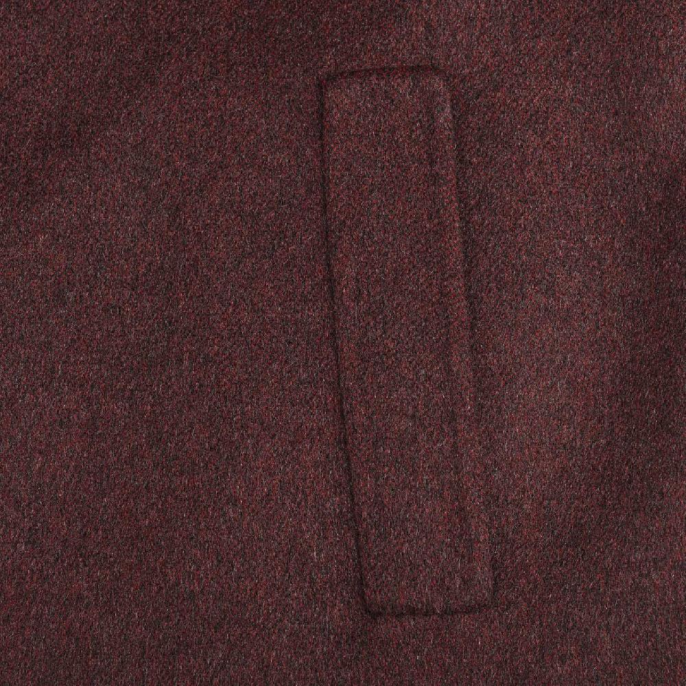 Rubinacci Cappotto In Cashmere Bordeaux Limited Edition