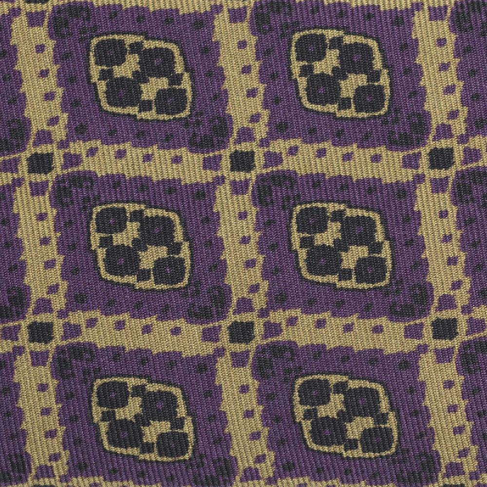 Rubinacci Cravatta In Twill Di Seta Con Stampa Geometrica Viola