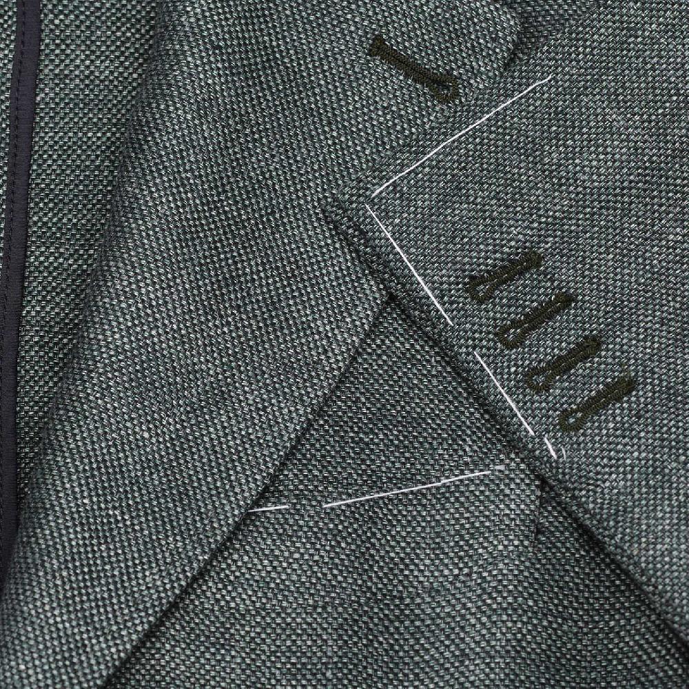 Rubinacci Giacca In Lino E Lana Super Leggera Verde