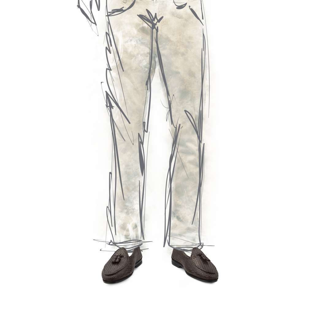 Rubinacci Marphy Intreccio Testa Di Moro Con Nappine