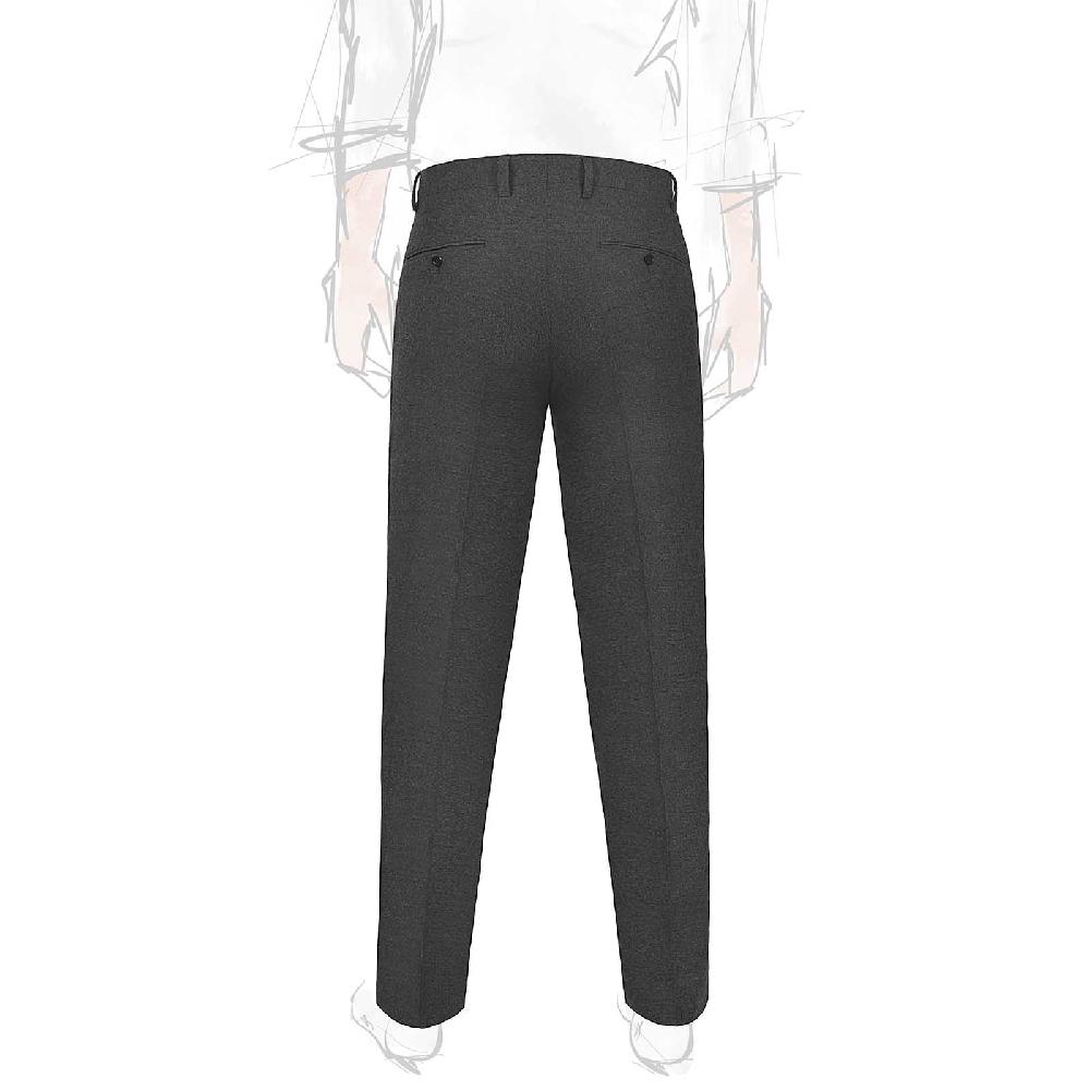 Rubinacci Pantalone Casual In Flanella Grigio Scuro