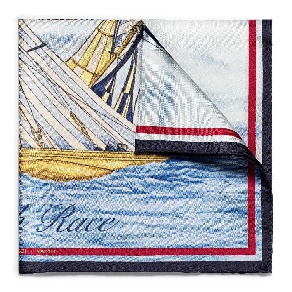 Rubinacci Pochette Match Race Malta Altus Team Rosso