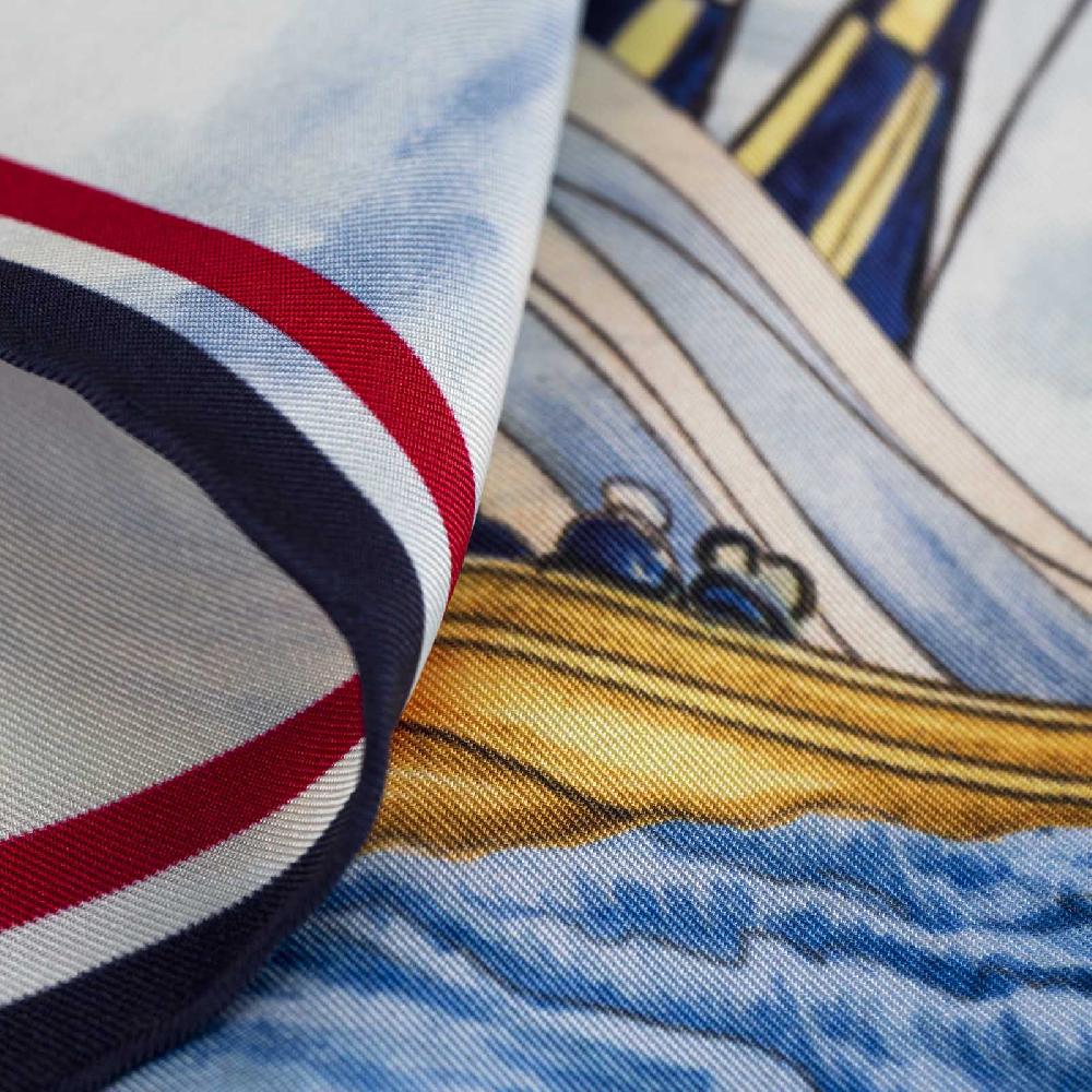 Rubinacci Pochette Match Race Malta Altus Team Rosso