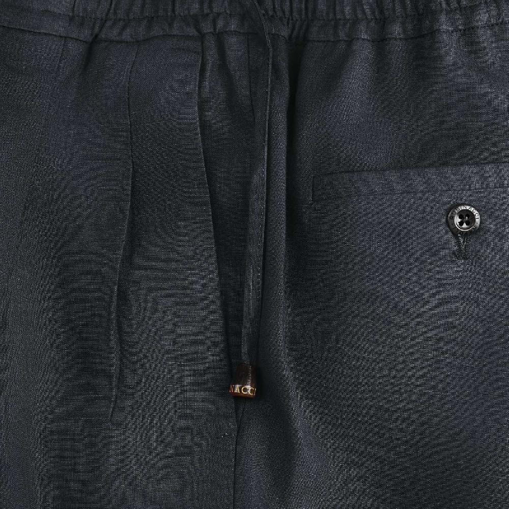 Rubinacci Bermuda Leisure In Lino Blu