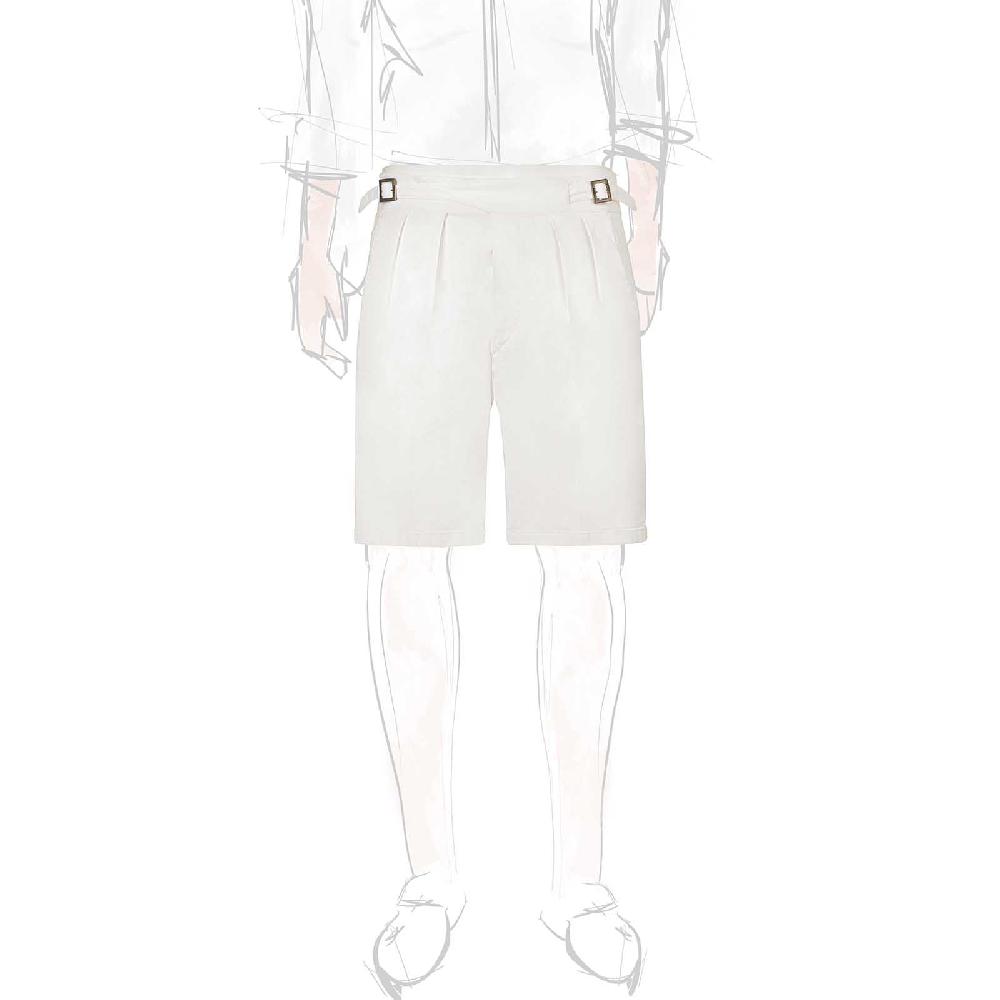 Rubinacci Bermuda manny bianco