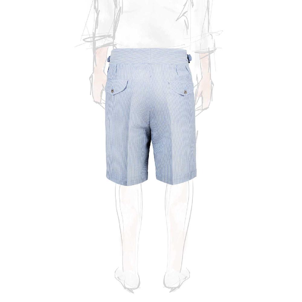 Rubinacci Bermuda Manny Rigato Azzurro