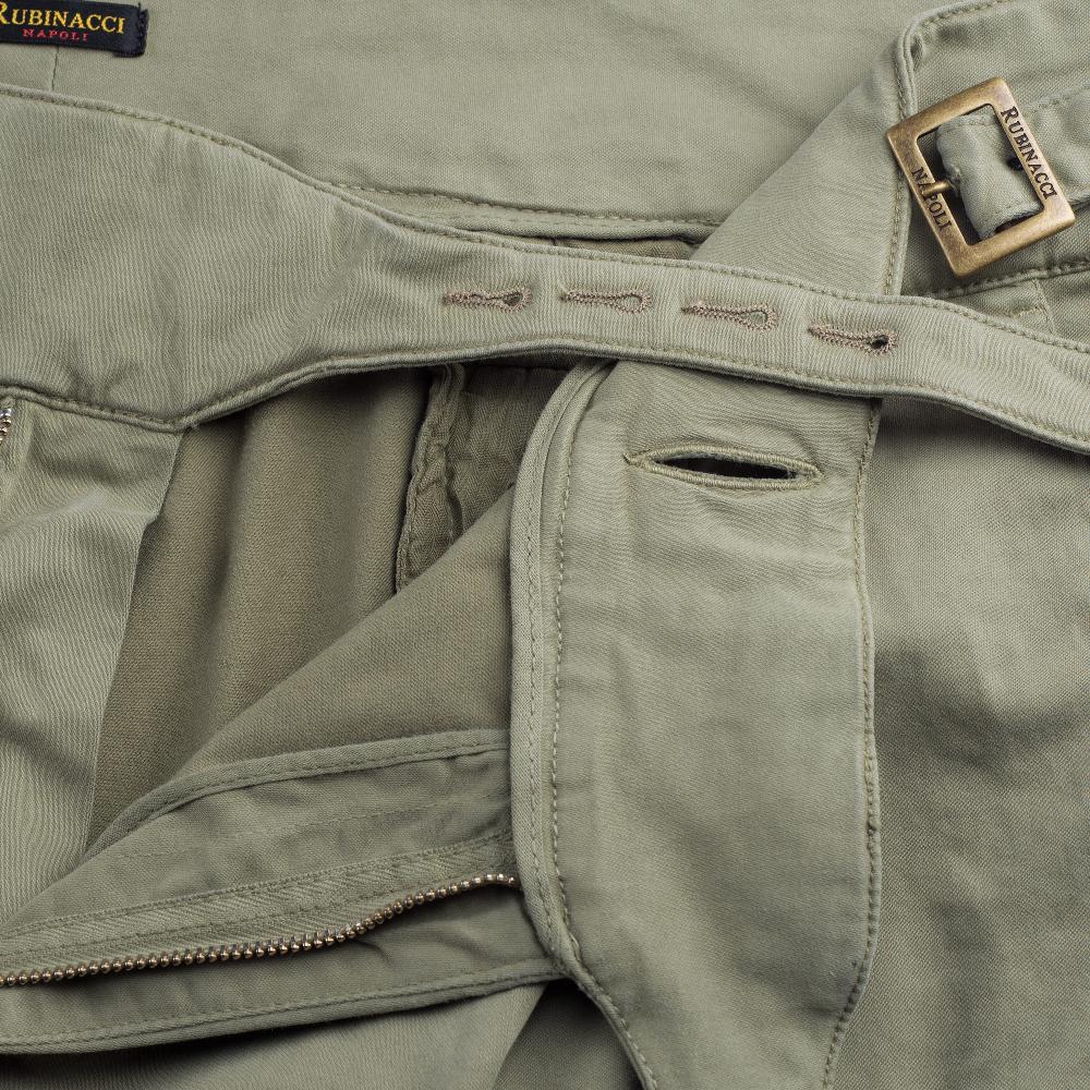 Rubinacci Bermuda Manny Verde Oliva