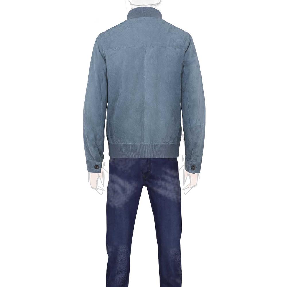 Rubinacci Bomber In Camoscio Avion