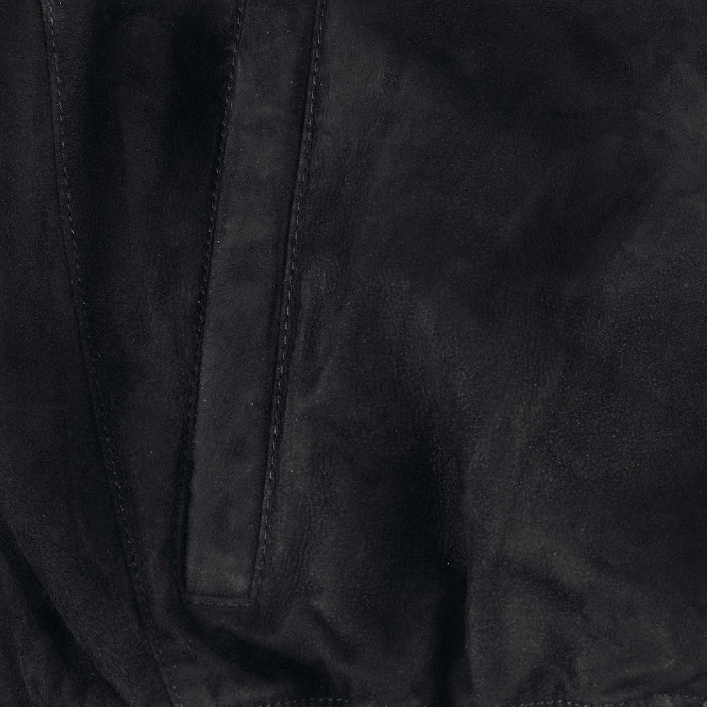 Rubinacci Bomber In Camoscio Nero