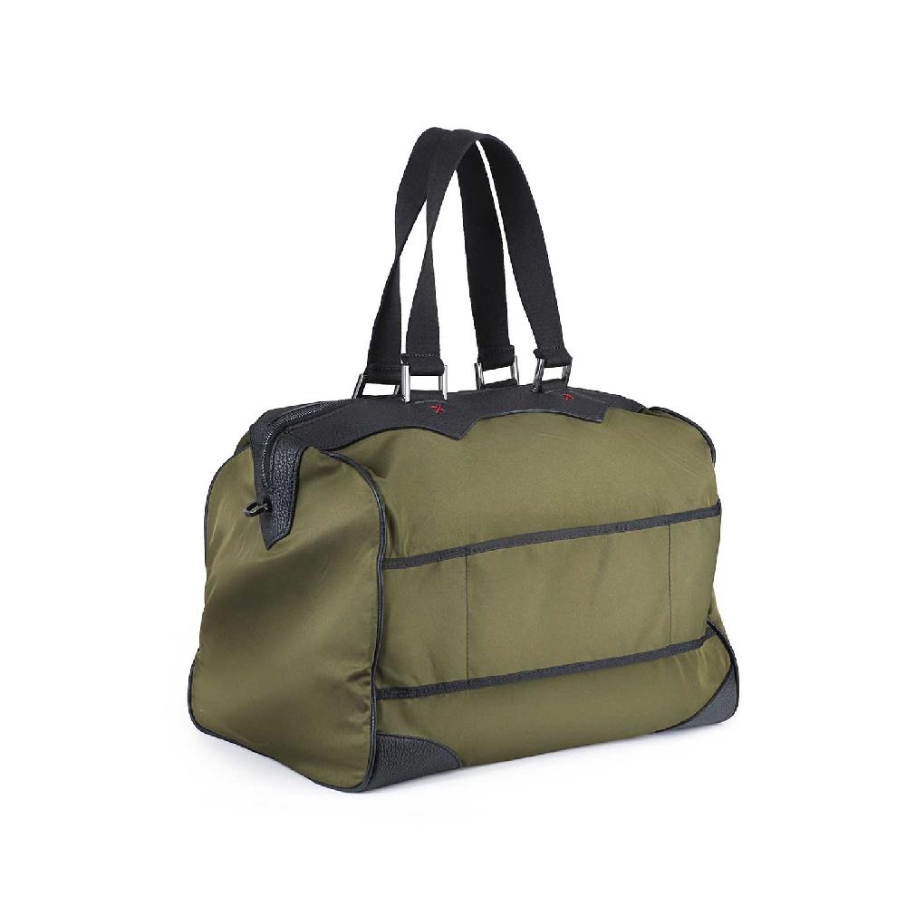 Rubinacci Borsa Day To Day In Tela Verde Militare