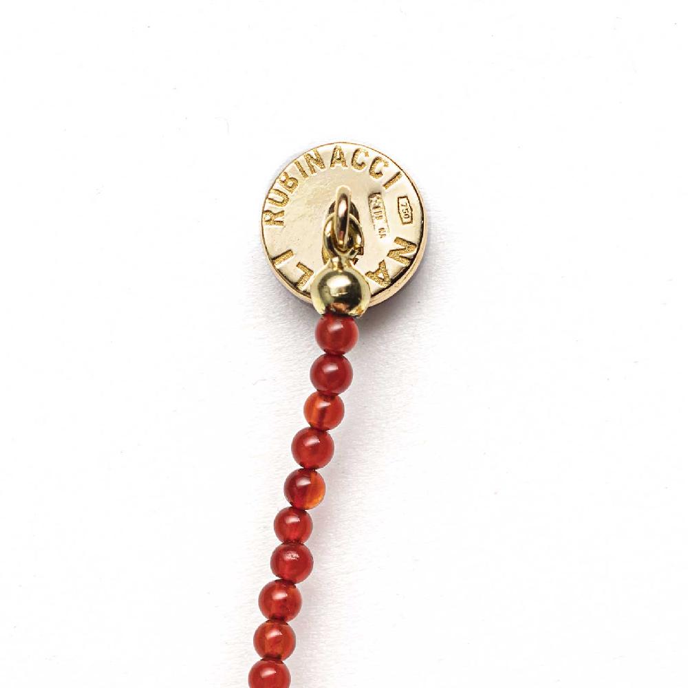 Rubinacci Bottone Da Bavero Ruby In Agata Ambra