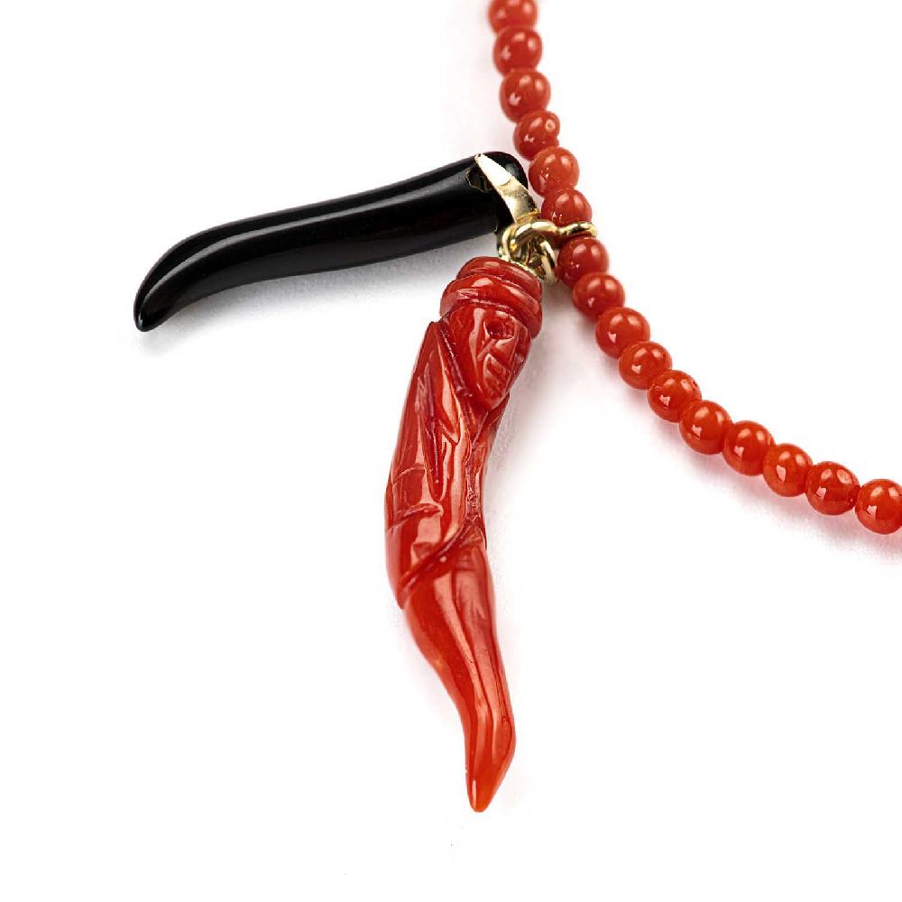 Rubinacci Bottone Da Bavero Ruby In Corallo