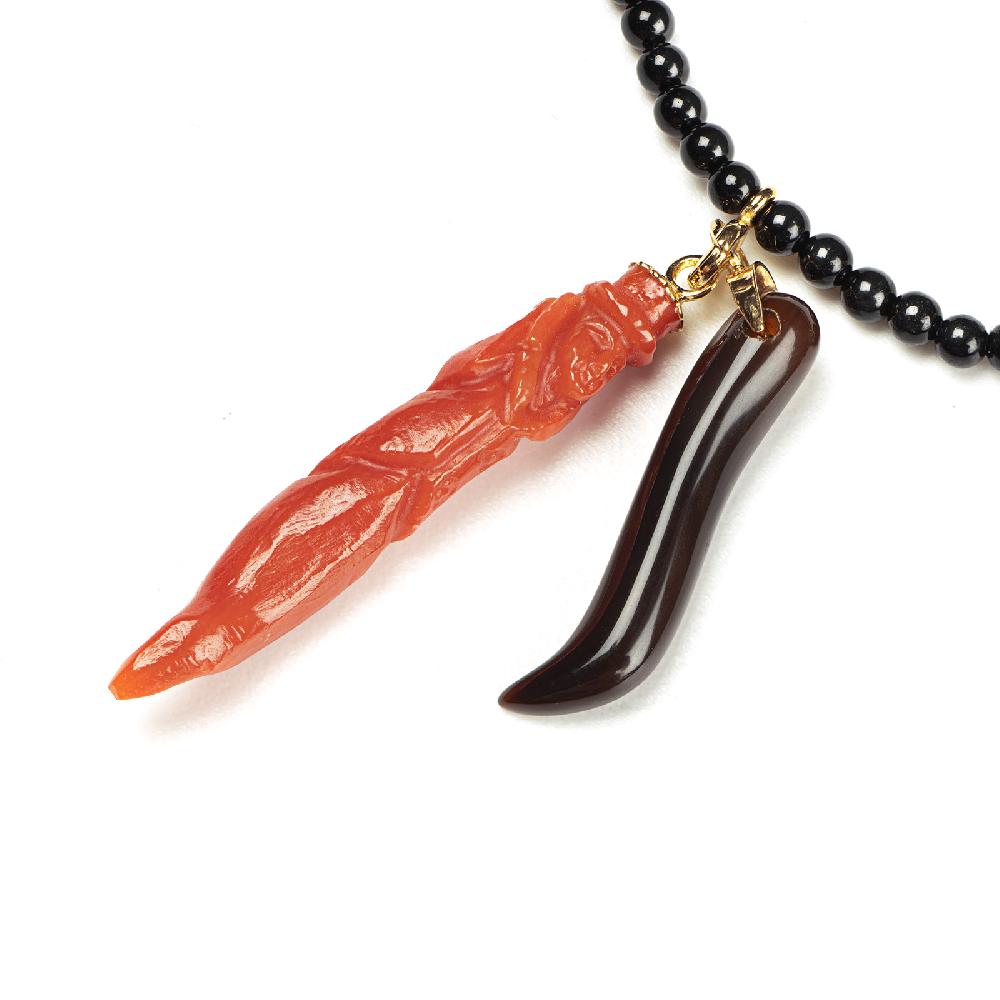 Rubinacci Bottone Da Bavero Ruby In Onice