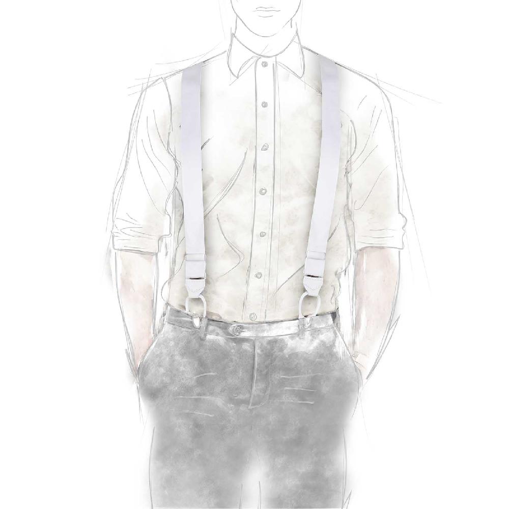 Rubinacci Bretelle Bianche