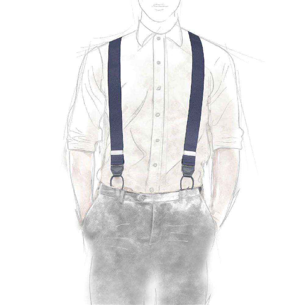 Rubinacci Bretelle Blu