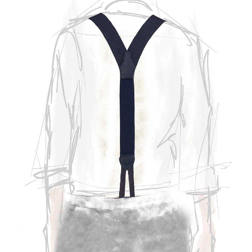 Rubinacci Bretelle Blu Scuro