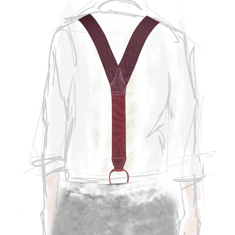 Rubinacci Bretelle Bordeaux