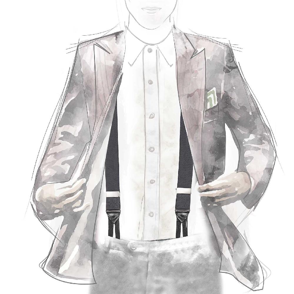 Rubinacci Bretelle nere