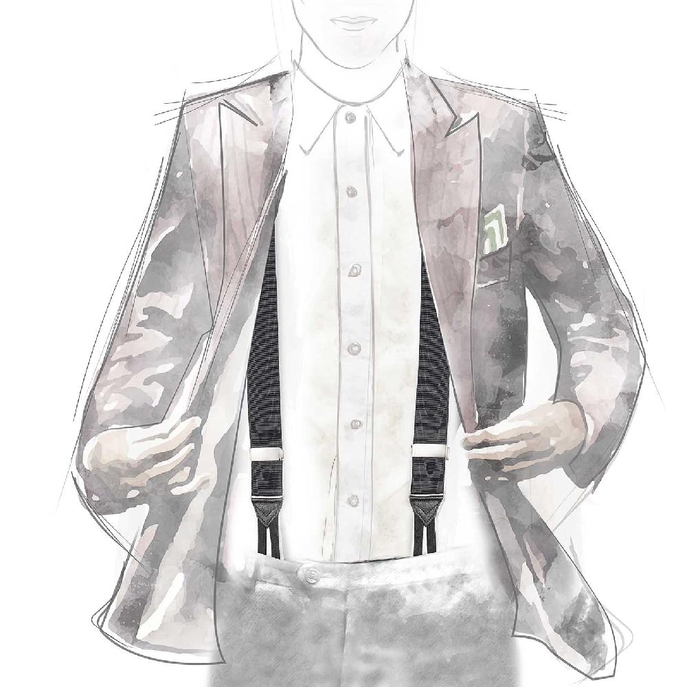 Rubinacci Bretelle nere