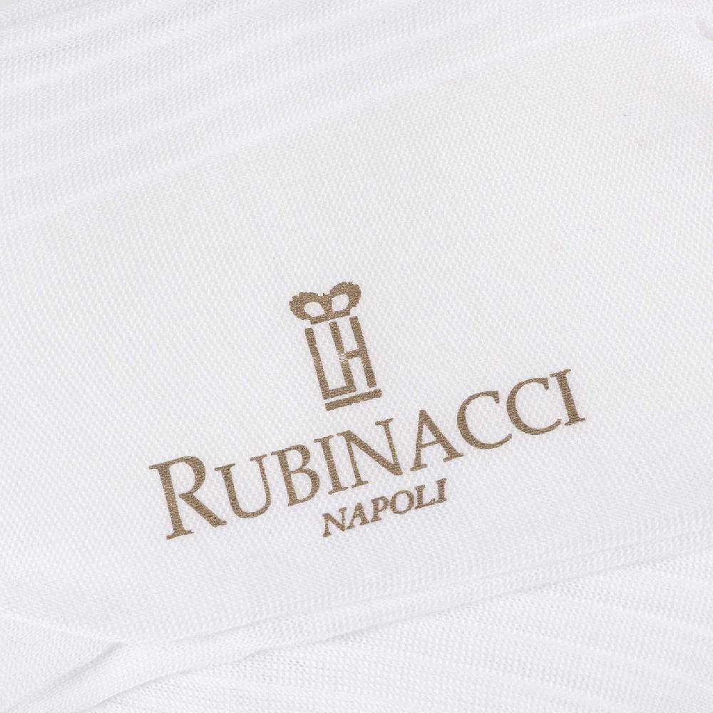 Rubinacci Calze In Filo Di Scozia A Costina Bianco