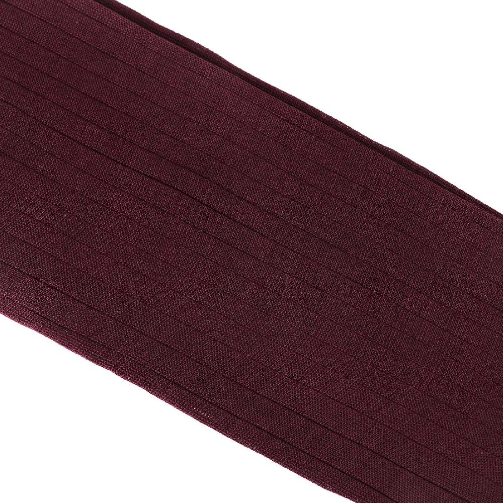 Rubinacci Calze In Filo Di Scozia A Costina Vino