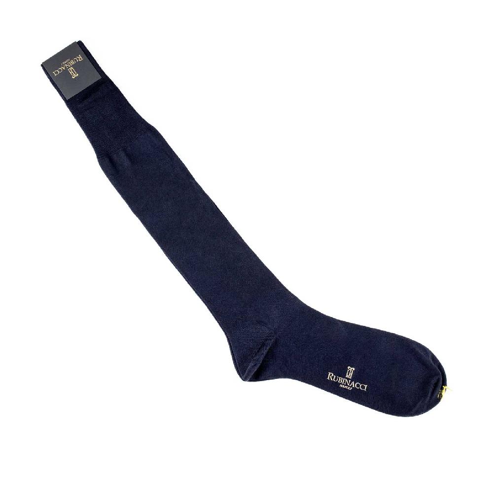 Rubinacci Calze in seta blu