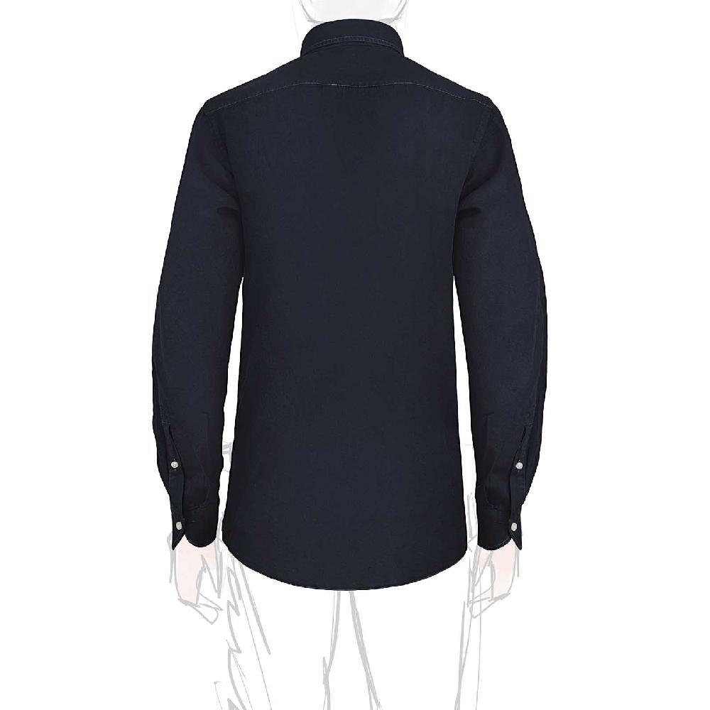 Rubinacci Camicia Blu Notte