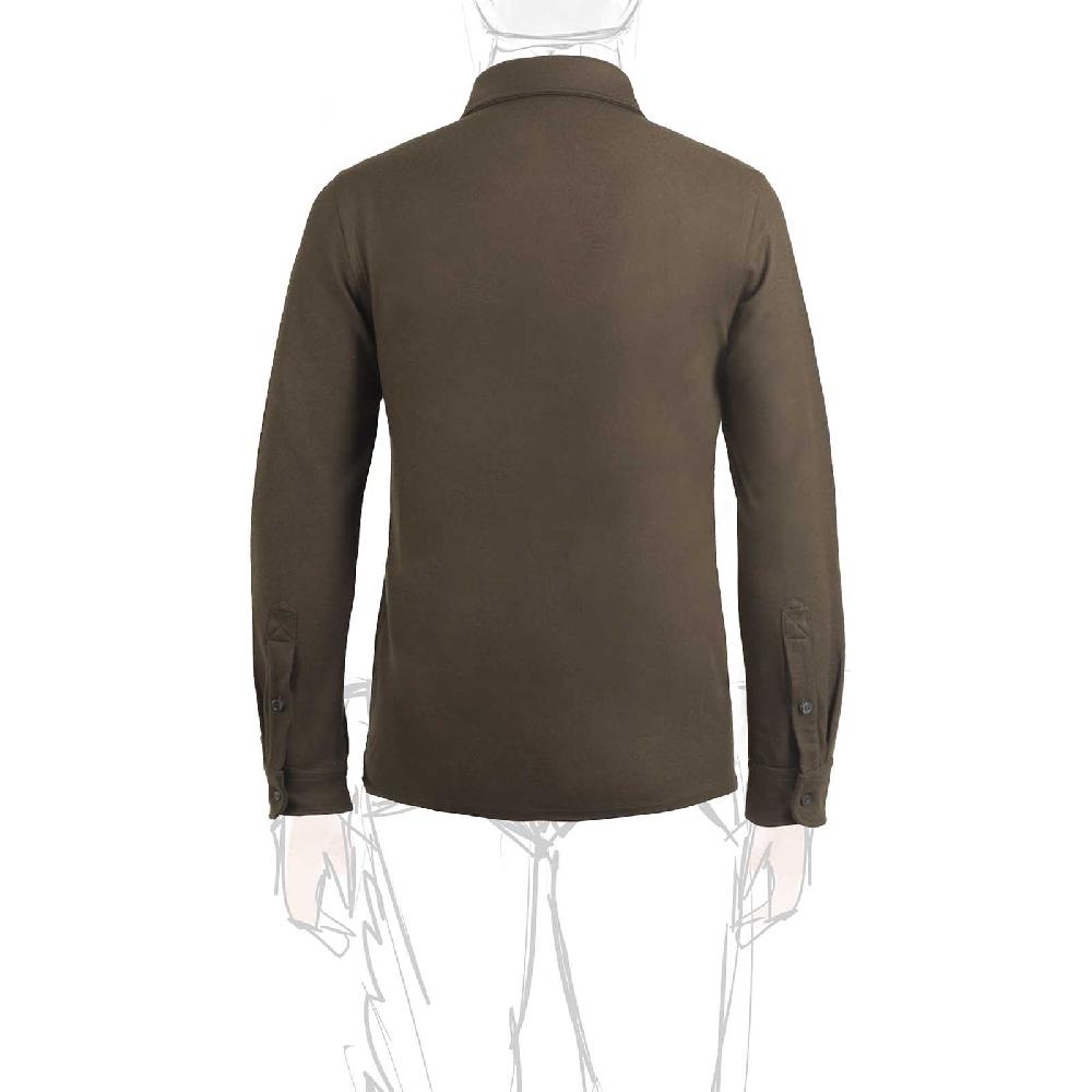 Rubinacci Camicia In Cashmere Verde Militare