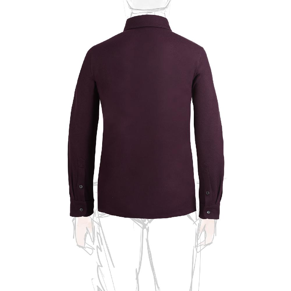 Rubinacci Camicia In Cashmere Vino