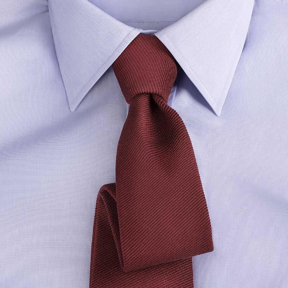 Rubinacci Camicia In Cotone Azzurra Polsi Gemelli