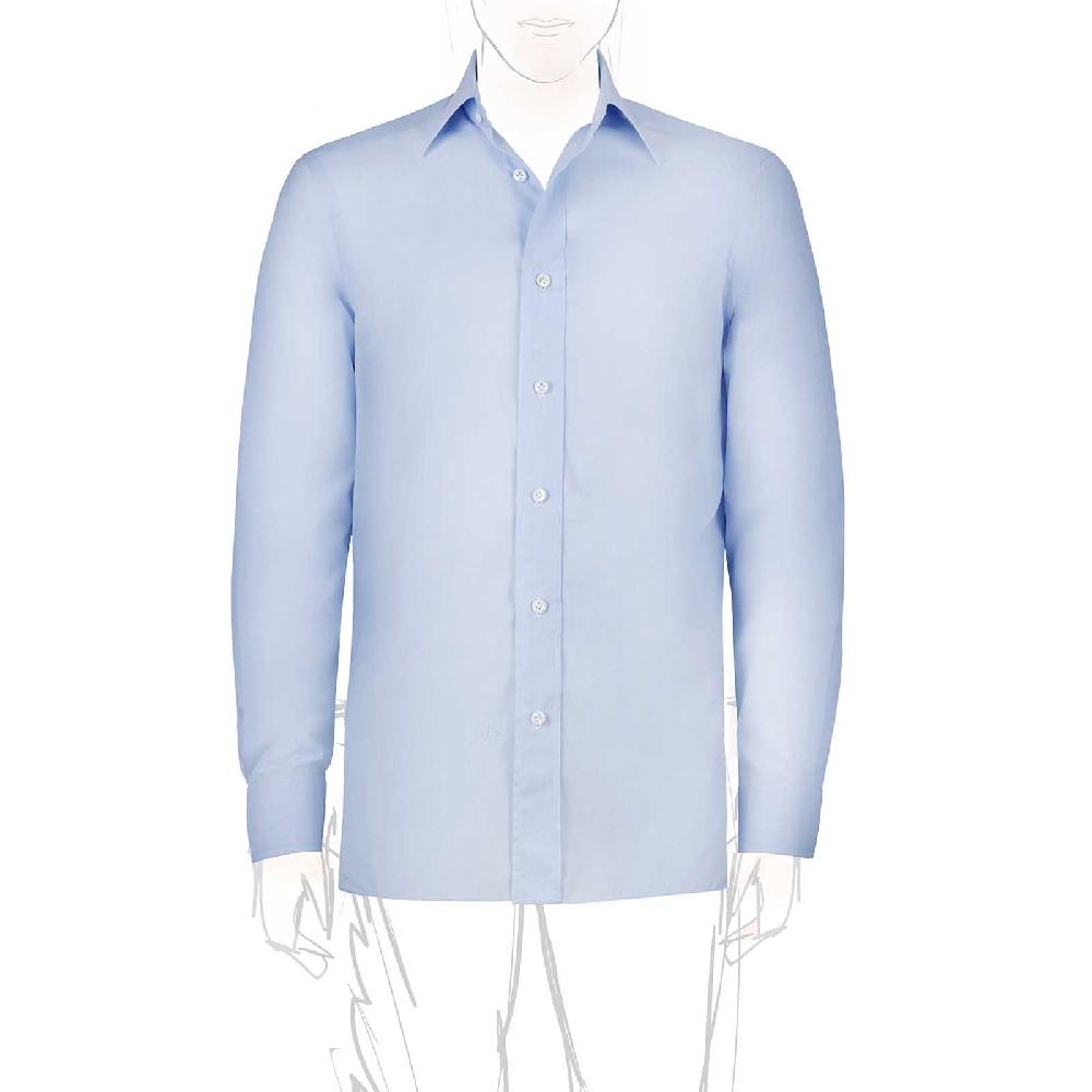 Rubinacci Camicia in cotone azzurra