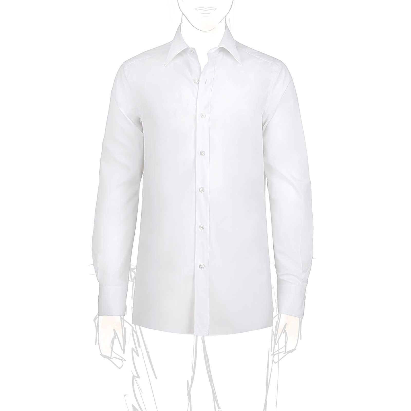 Rubinacci Camicia in cotone bianca