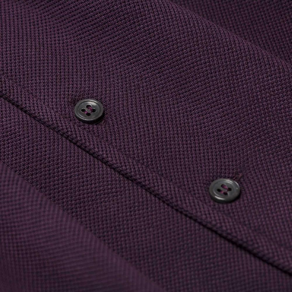 Rubinacci Camicia In Piquet Vino