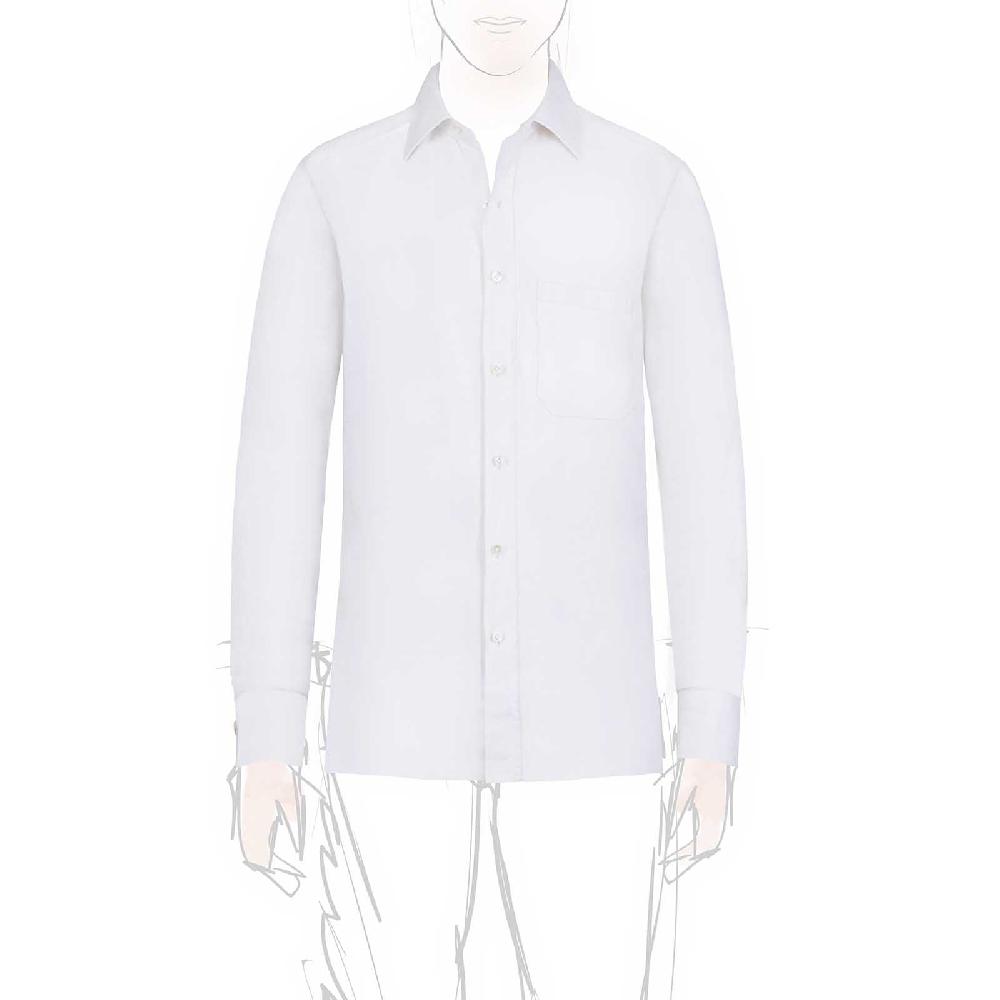 Rubinacci Camicia lino bianca