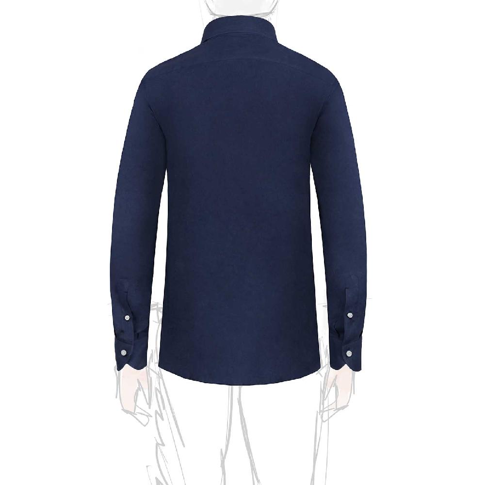 Rubinacci Camicia Lino Bluette