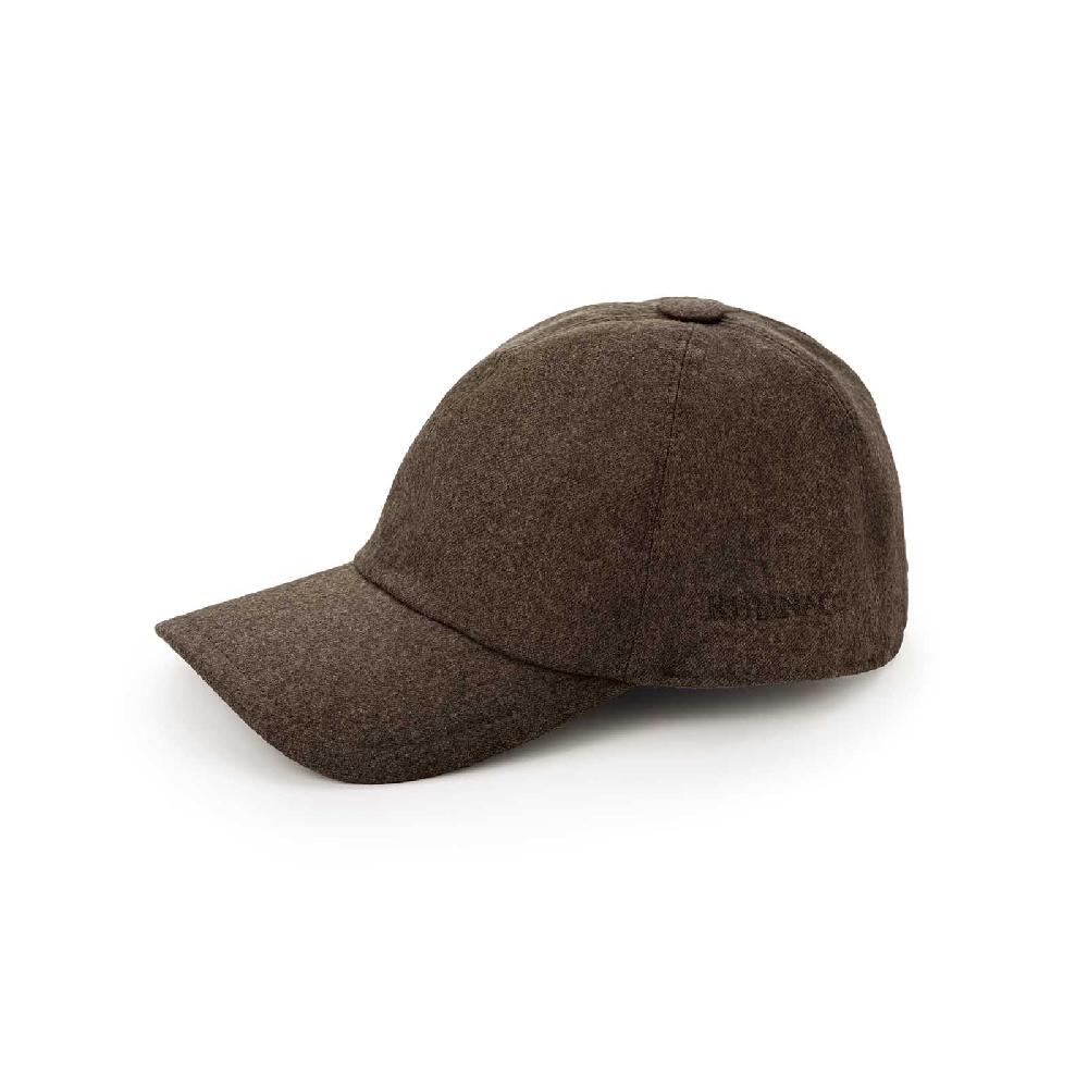 Rubinacci Cappello Baseball In Lana Marrone