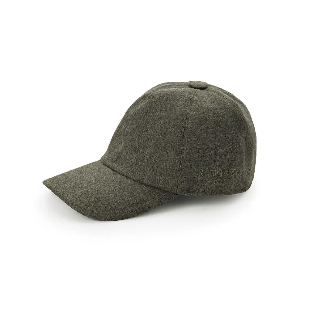 Rubinacci Cappello Baseball In Lana Verde