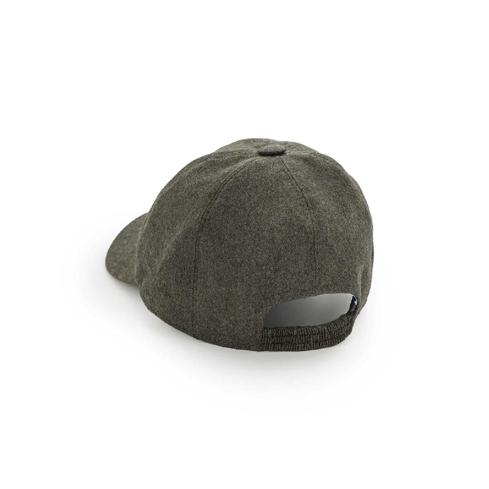 Rubinacci Cappello Baseball In Lana Verde
