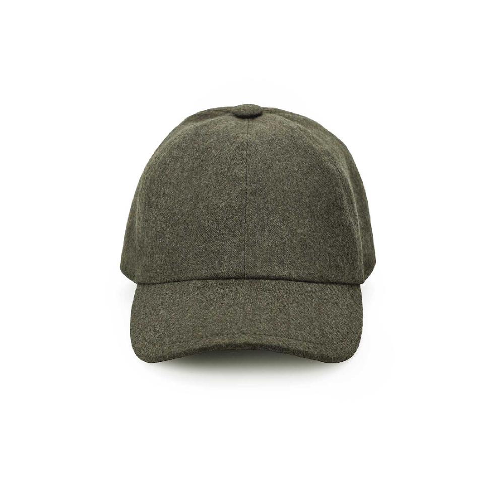 Rubinacci Cappello baseball in lana verde