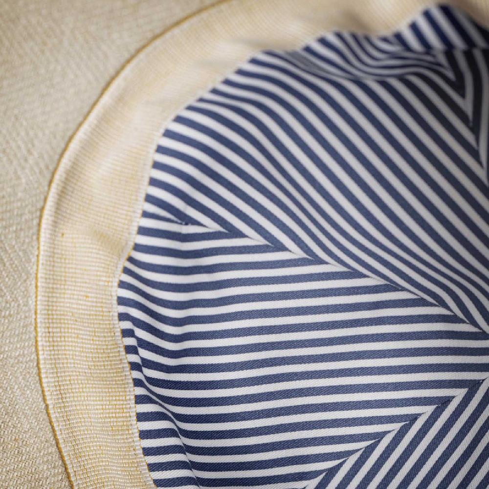 Rubinacci Cappello Baseball In Lino Beige