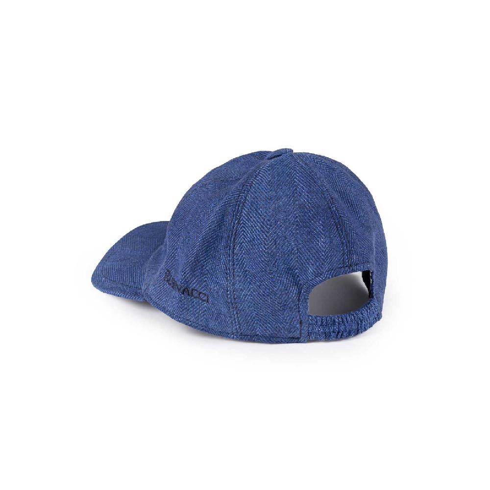 Rubinacci Cappello Baseball In Lino Jeans