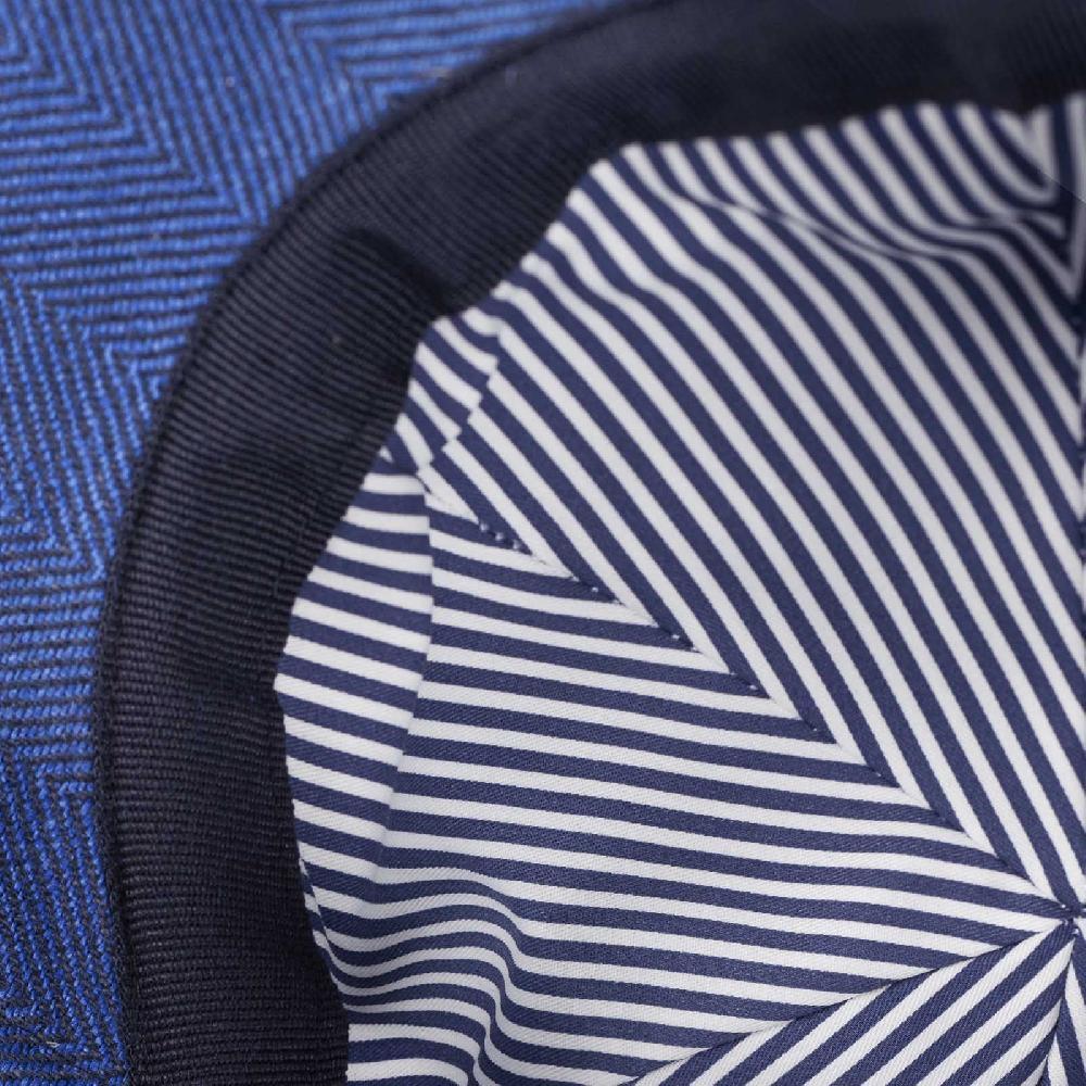 Rubinacci Cappello Baseball In Lino Jeans