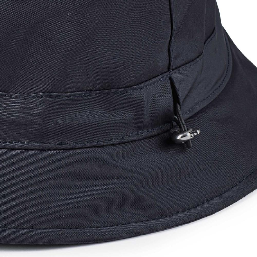 Rubinacci Cappello Cloche In Nylon Blu